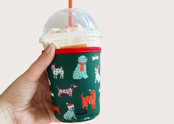 Koozie - Holiday Dogs