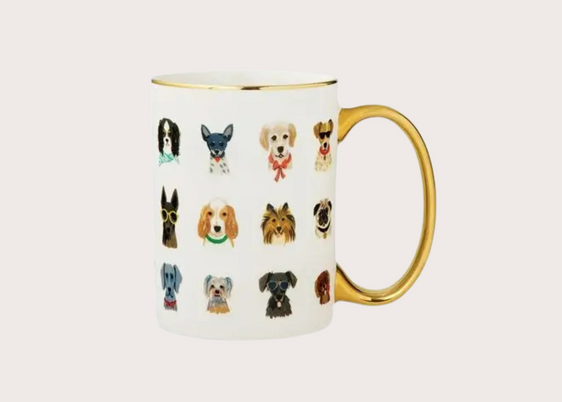Rifle Paper Co. - Dog Days Porcelain Mug