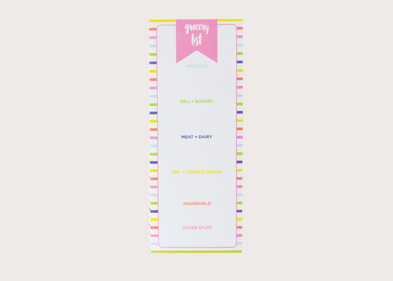 Grocery List Pad