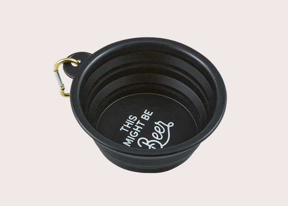 Collapsible Bowl - This Might Be Beer