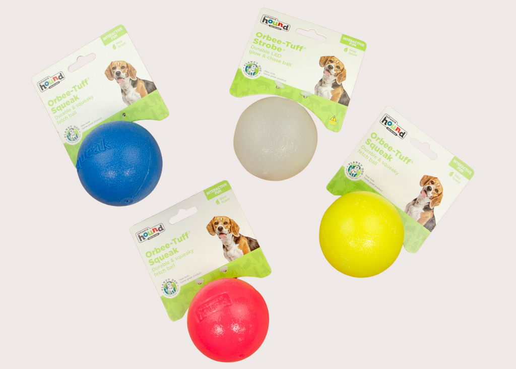 Squeak Ball Orbee Dog Ball Petstages Orbee-Tuff Planet Treat