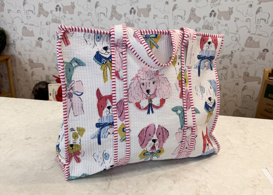 Pups In Bows - Tote Bag