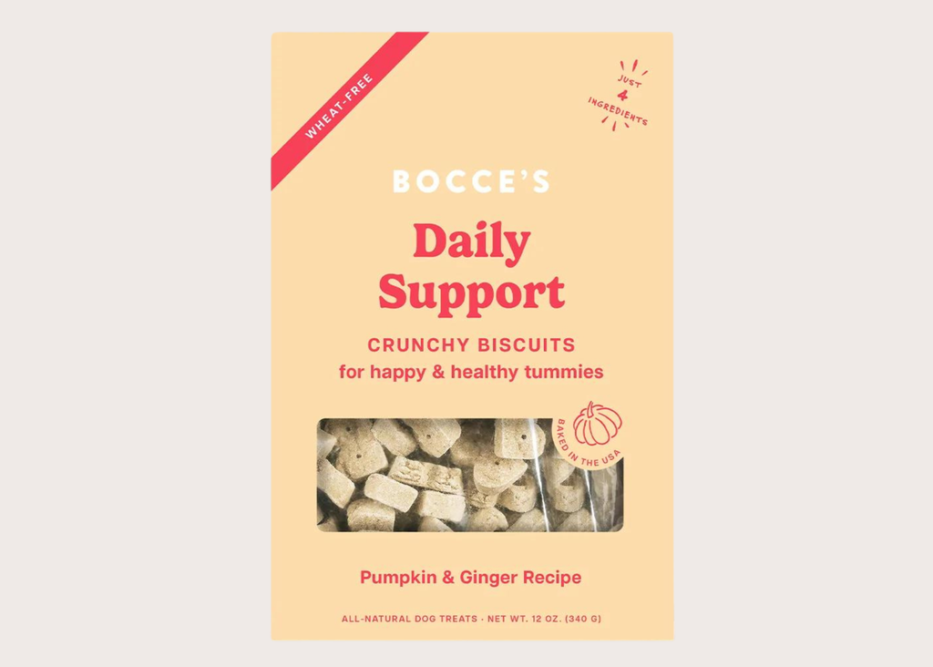 Dog Treats - Pumpkin & Ginger Crunchy Biscuits for Digestive Support