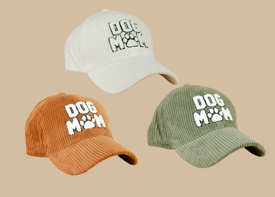 Corduroy Dog Mom Hat