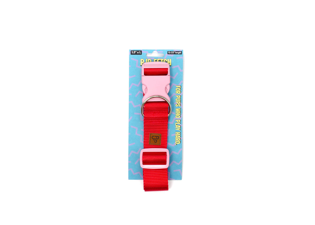 PJP Fetch Collar - Candy Apple
