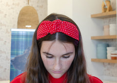 Red Polka Dot Headband