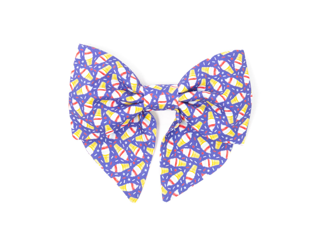 The Patriotic Swirl Lady Bow