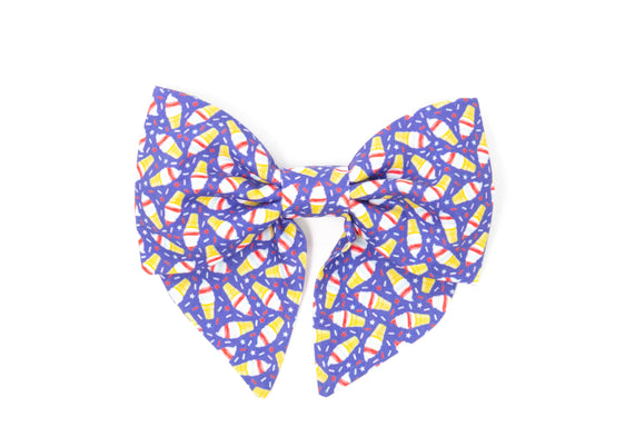The Patriotic Swirl Lady Bow
