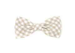 Linen Gentleman Bow - Pearl