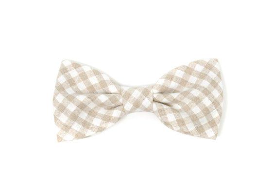 Linen Gentleman Bow - Pearl