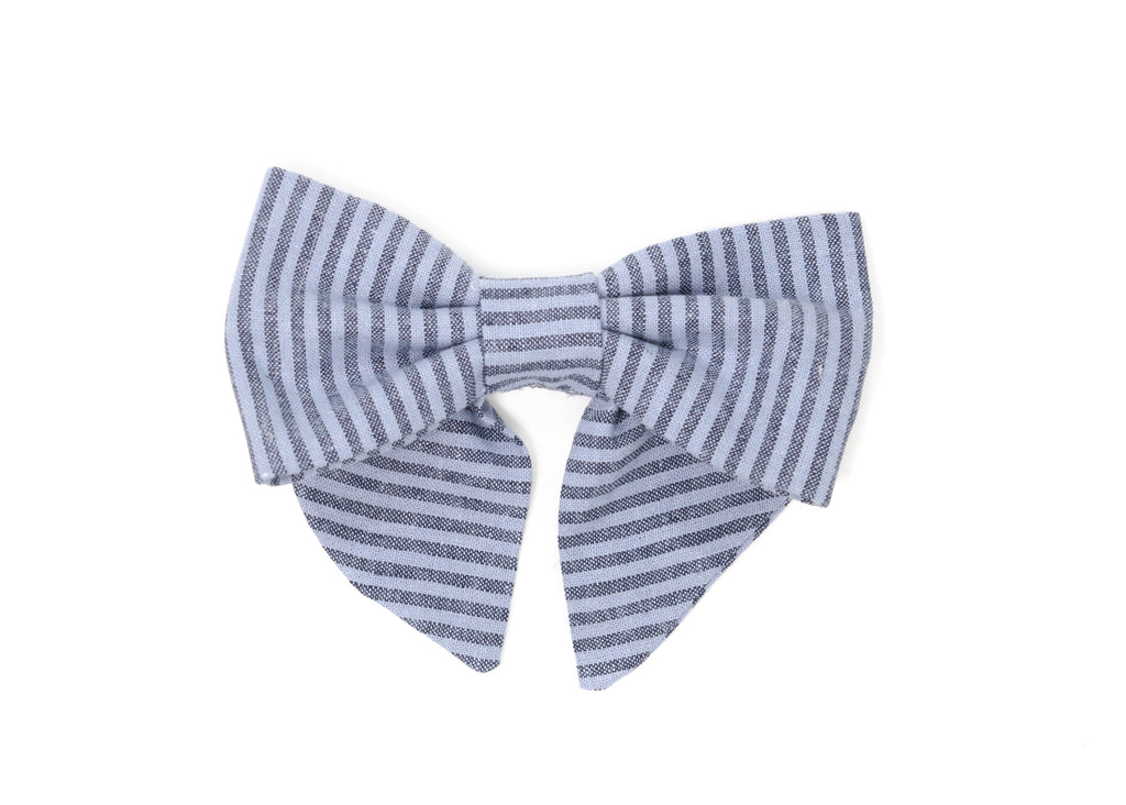 Linen Lady Bow - Marina