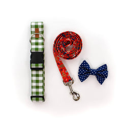 Navy Polka Dot Girly Bow