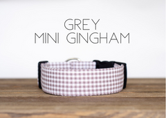Grey Mini Gingham