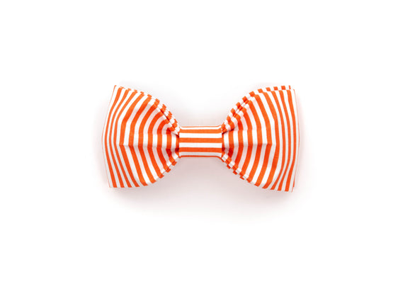Orange Stripe Bowtie