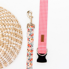 Coral Mini Gingham