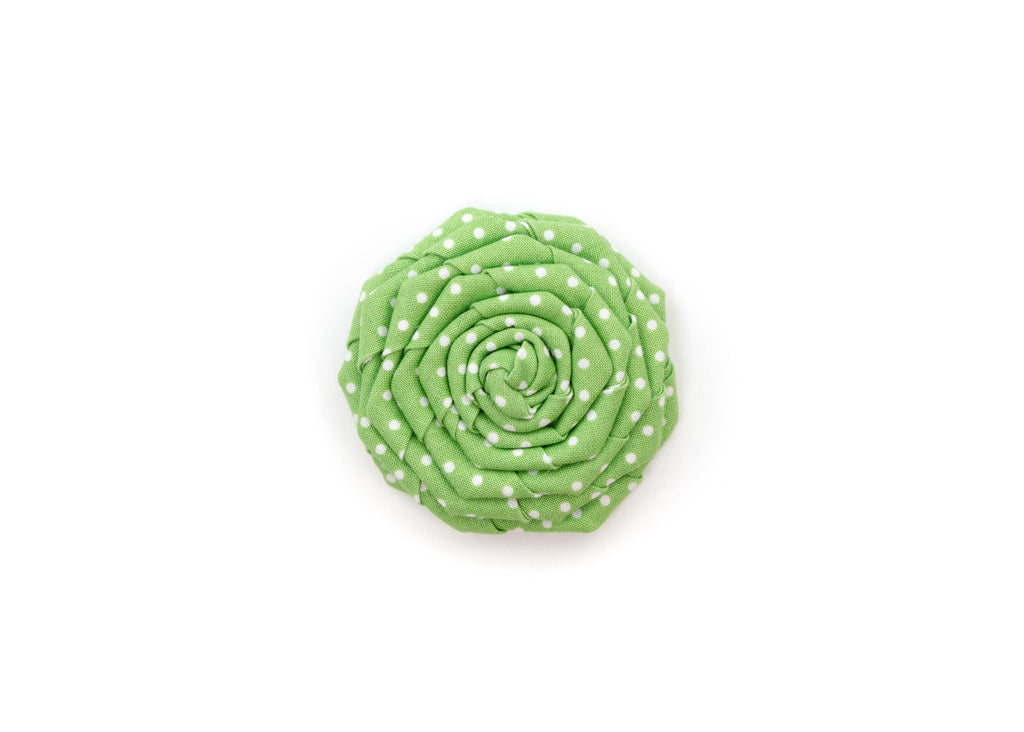 Green Polka Dot Flower