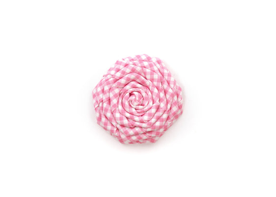 Baby Pink Mini Gingham Flower
