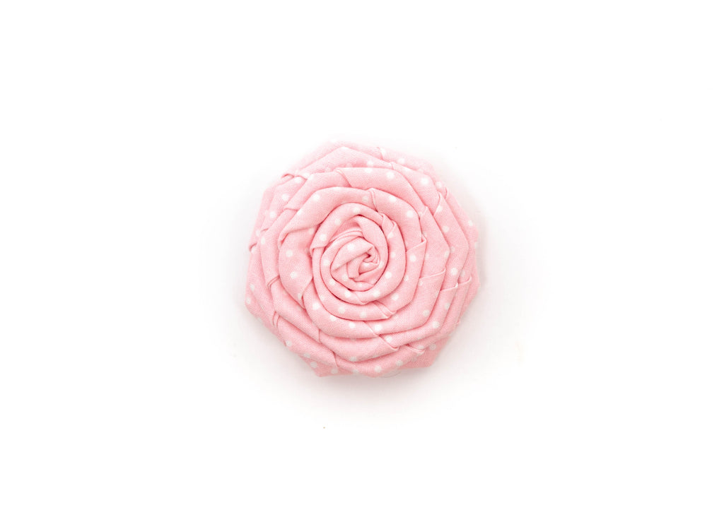 Baby Pink Polka Dot Flower