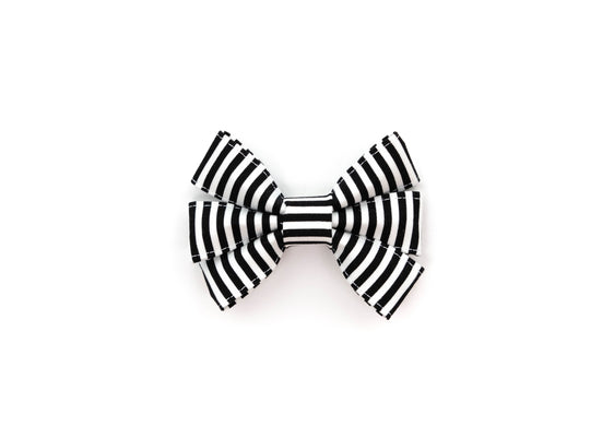 Licorice Stripe Girly Bow