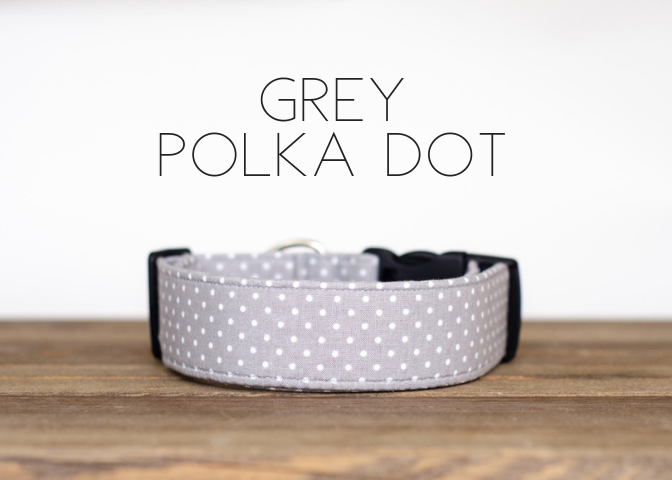 Grey Polka Dot