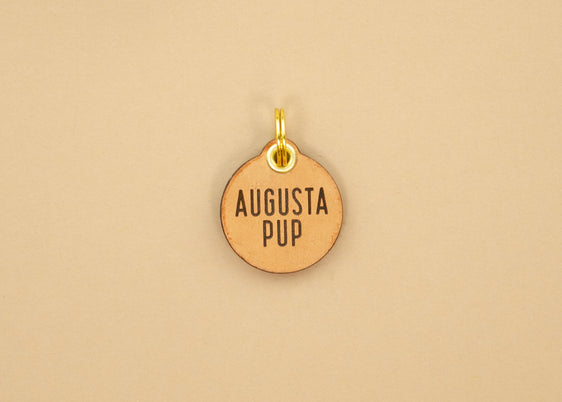 Leather Dog Tag - Augusta Pup