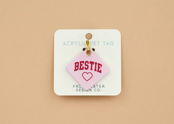 Acrylic Dog Tag - Bestie