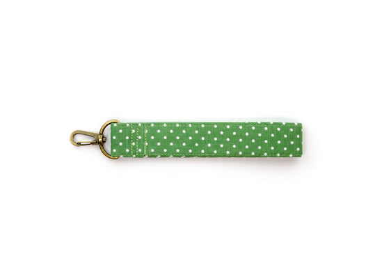 Treetop Polka Dot Key Fob