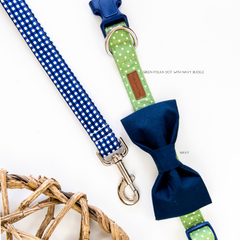 The Navy Mini Gingham Collar