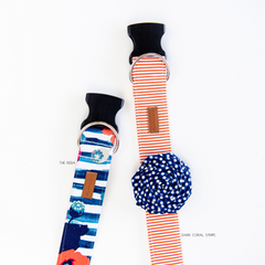 The Navy Mini Gingham Collar