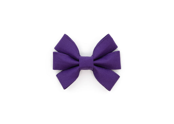 Plum Girly Bow