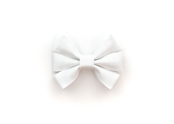 White Girly Bow