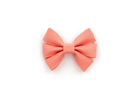 Peach Girly Bow