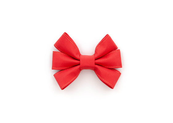 Coral Girly Bow