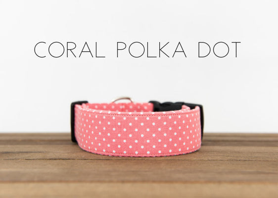 Coral Polka Dot